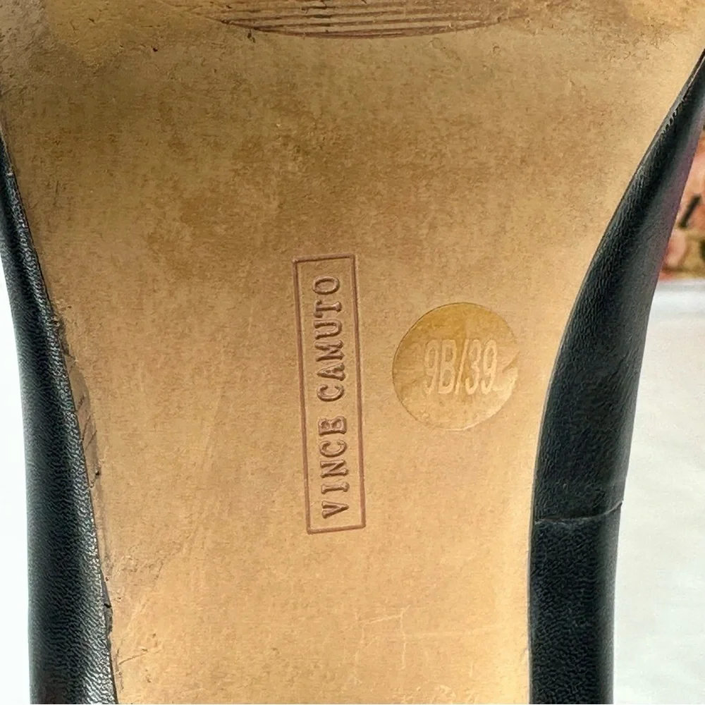 Vince Camuto Black Women's Pumps Mid Heels Size 9 - Picture 8 of 16